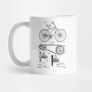 Bicycle VINTAGE PATENT DRAWING Mug